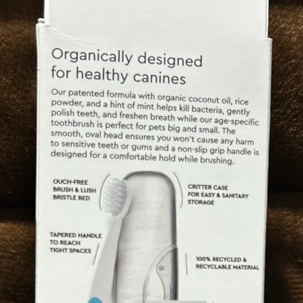 ☀️NWT-Radius Organic Canine Oral Care Kit